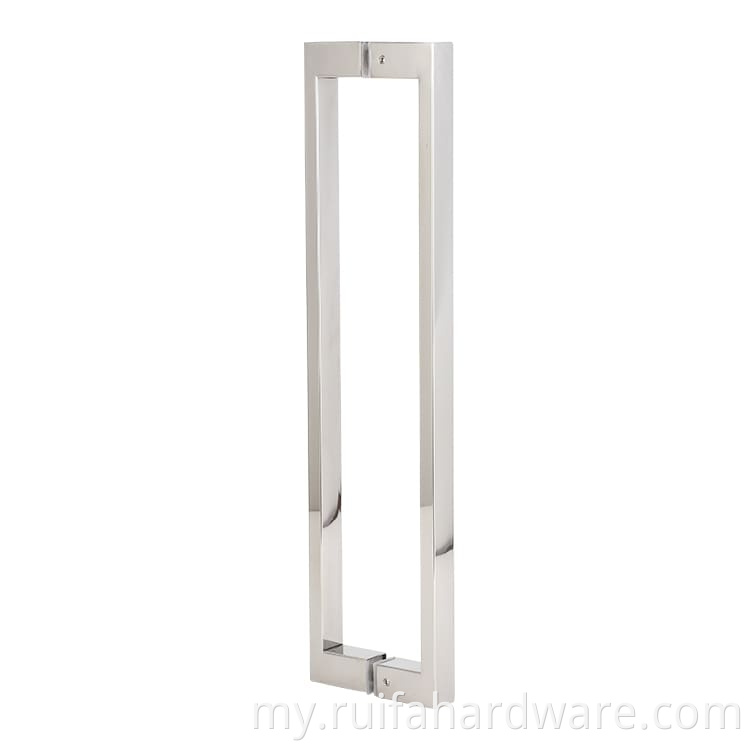 Office Stainless Steel Glass Door Handle (5)